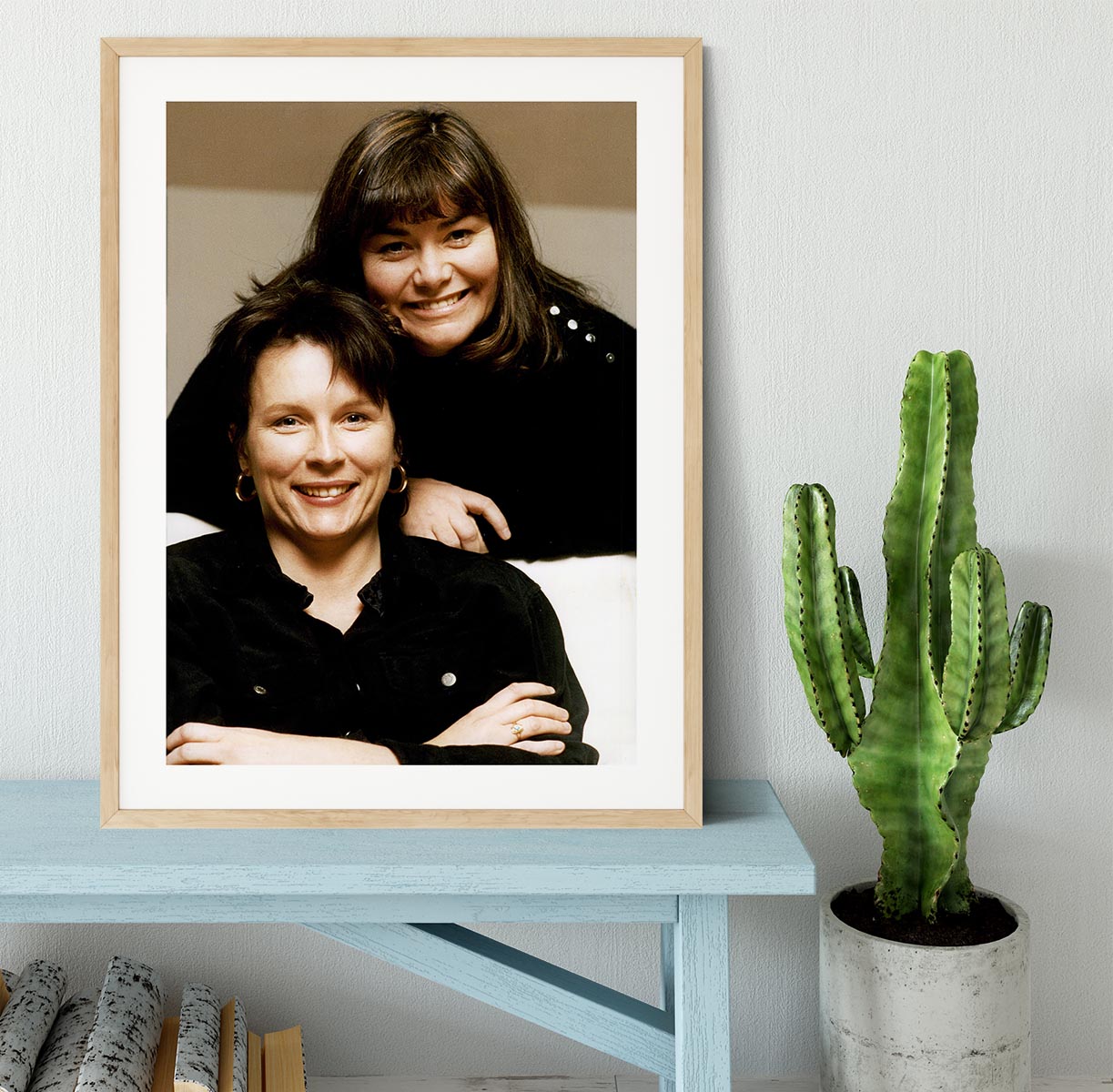 French and Saunders Framed Print - Canvas Art Rocks - 3