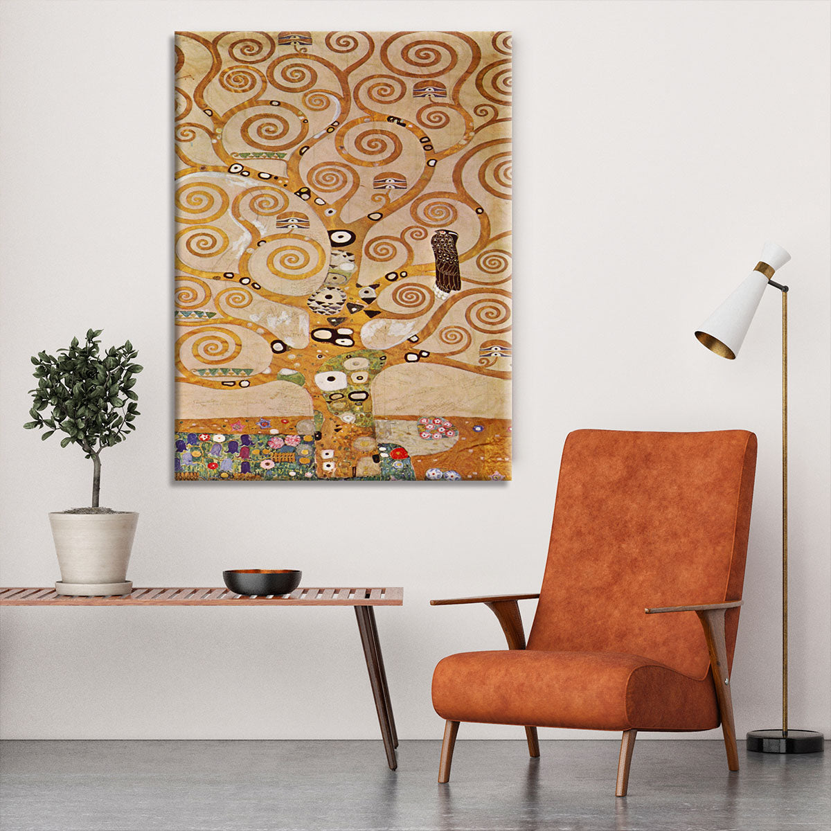 Frieze II by Klimt Canvas Print or Poster - Canvas Art Rocks - 6
