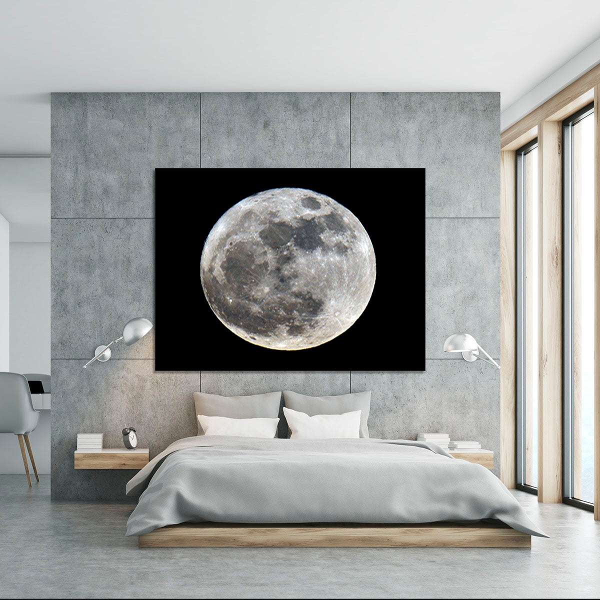 Full Moon Canvas Print or Poster - Canvas Art Rocks - 5