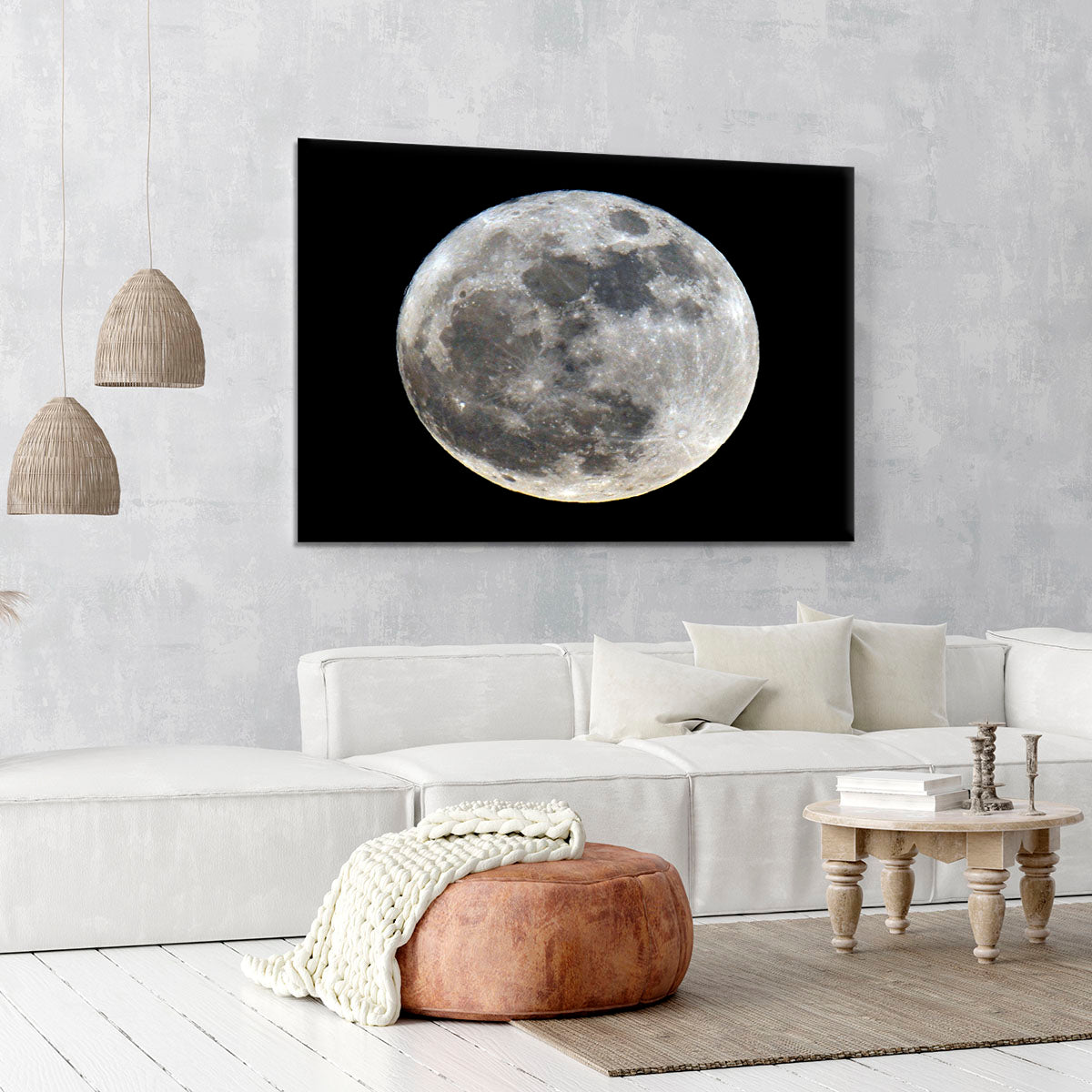 Full Moon Canvas Print or Poster - Canvas Art Rocks - 6