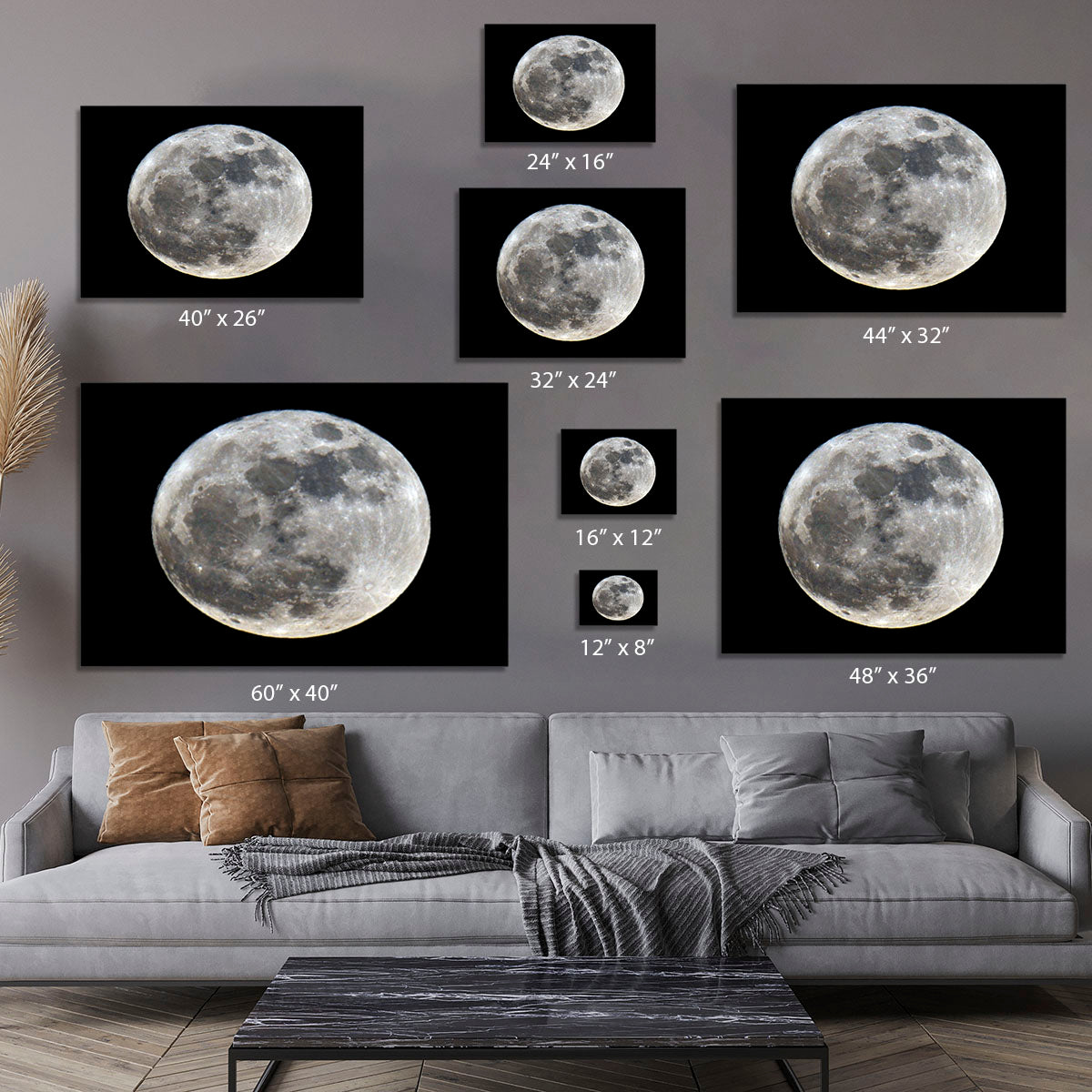 Full Moon Canvas Print or Poster - Canvas Art Rocks - 7