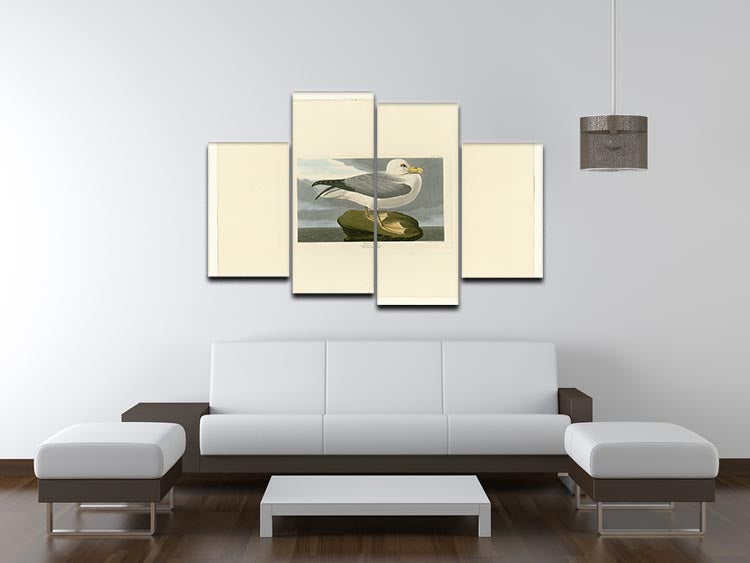 Fulmar Petrel by Audubon 4 Split Panel Canvas - Canvas Art Rocks - 3