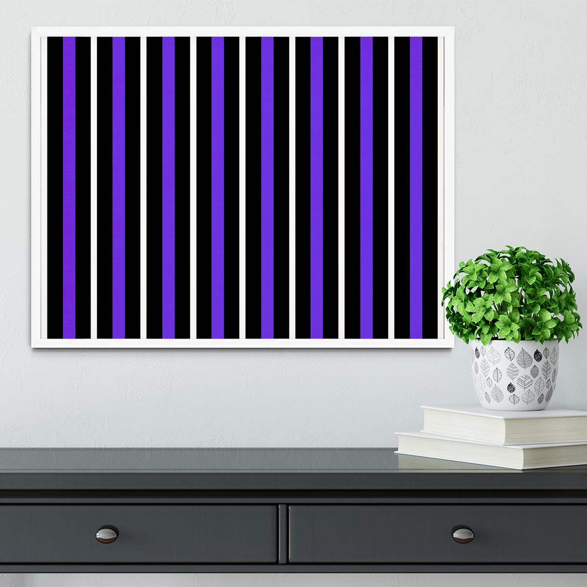 Funky Stripes FS3 Framed Print - Canvas Art Rocks -6