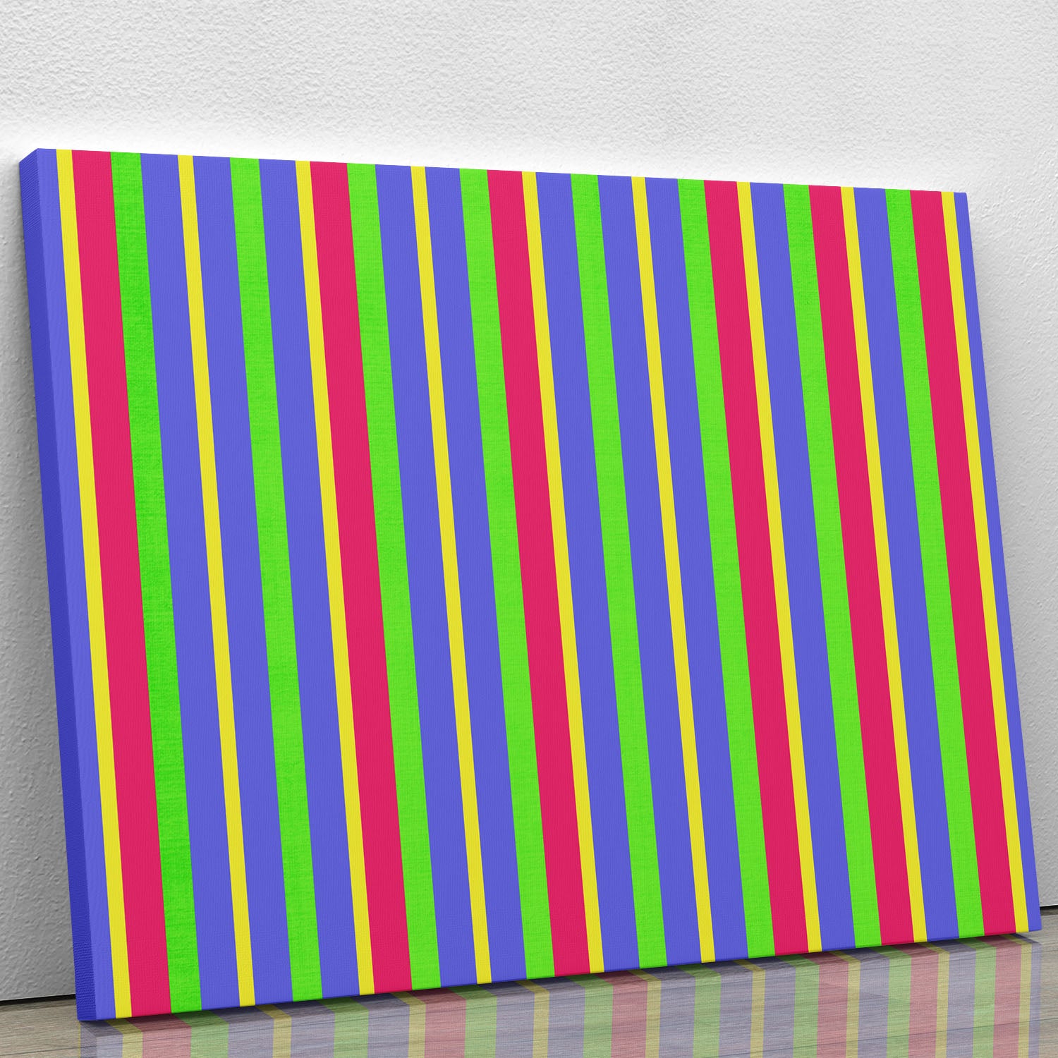 Funky Stripes Multi Canvas Print or Poster - Canvas Art Rocks - 1