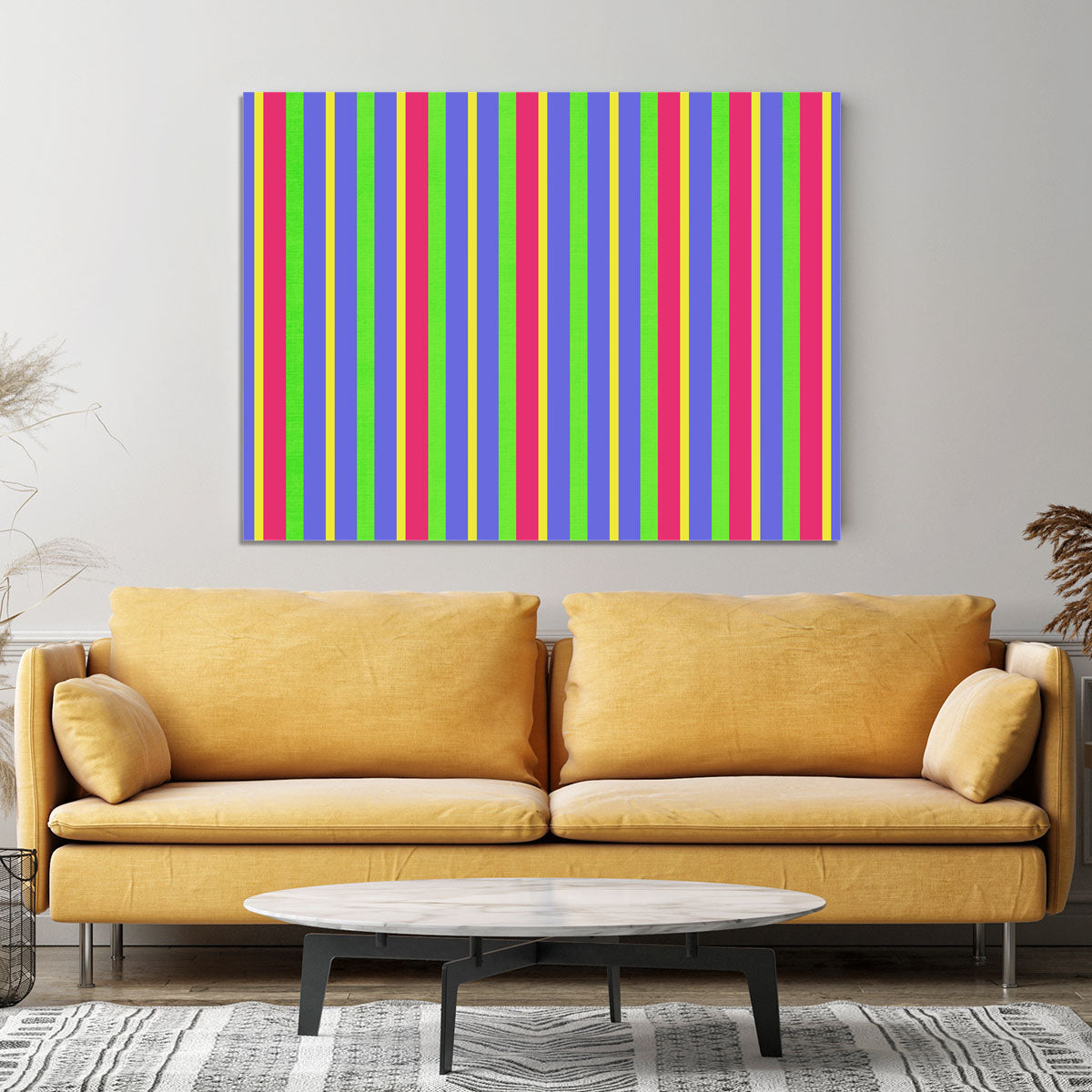 Funky Stripes Multi Canvas Print or Poster - Canvas Art Rocks - 4