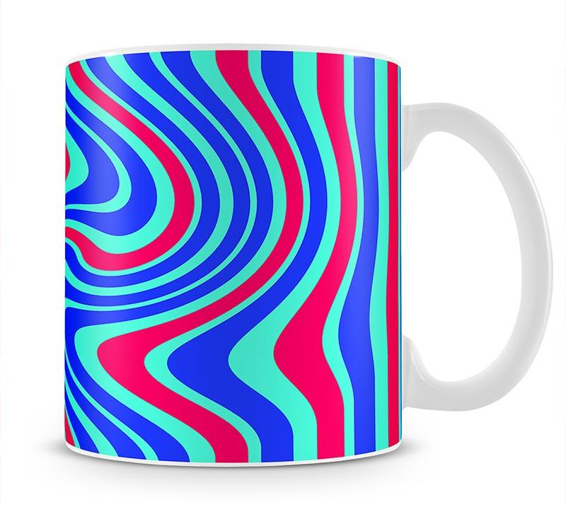 Funky Stripes Swirl 5 Mug - Canvas Art Rocks - 1