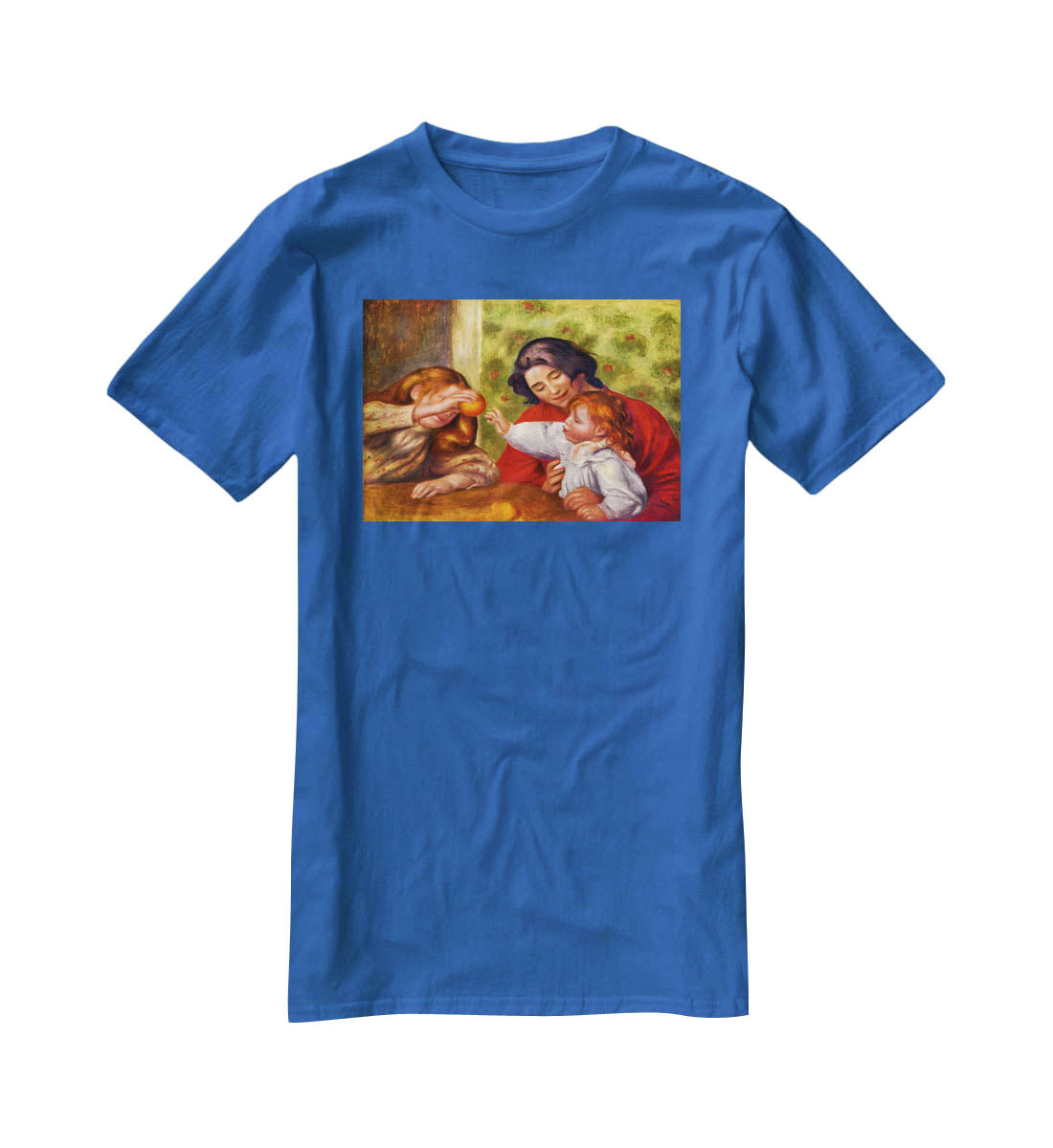 Gabrielle Jean and a girl by Renoir T-Shirt - Canvas Art Rocks - 2