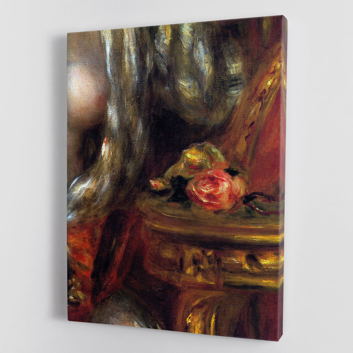 Gabrielle with jewels detail by Renoir Canvas Print or Poster - Canvas Art Rocks - 1