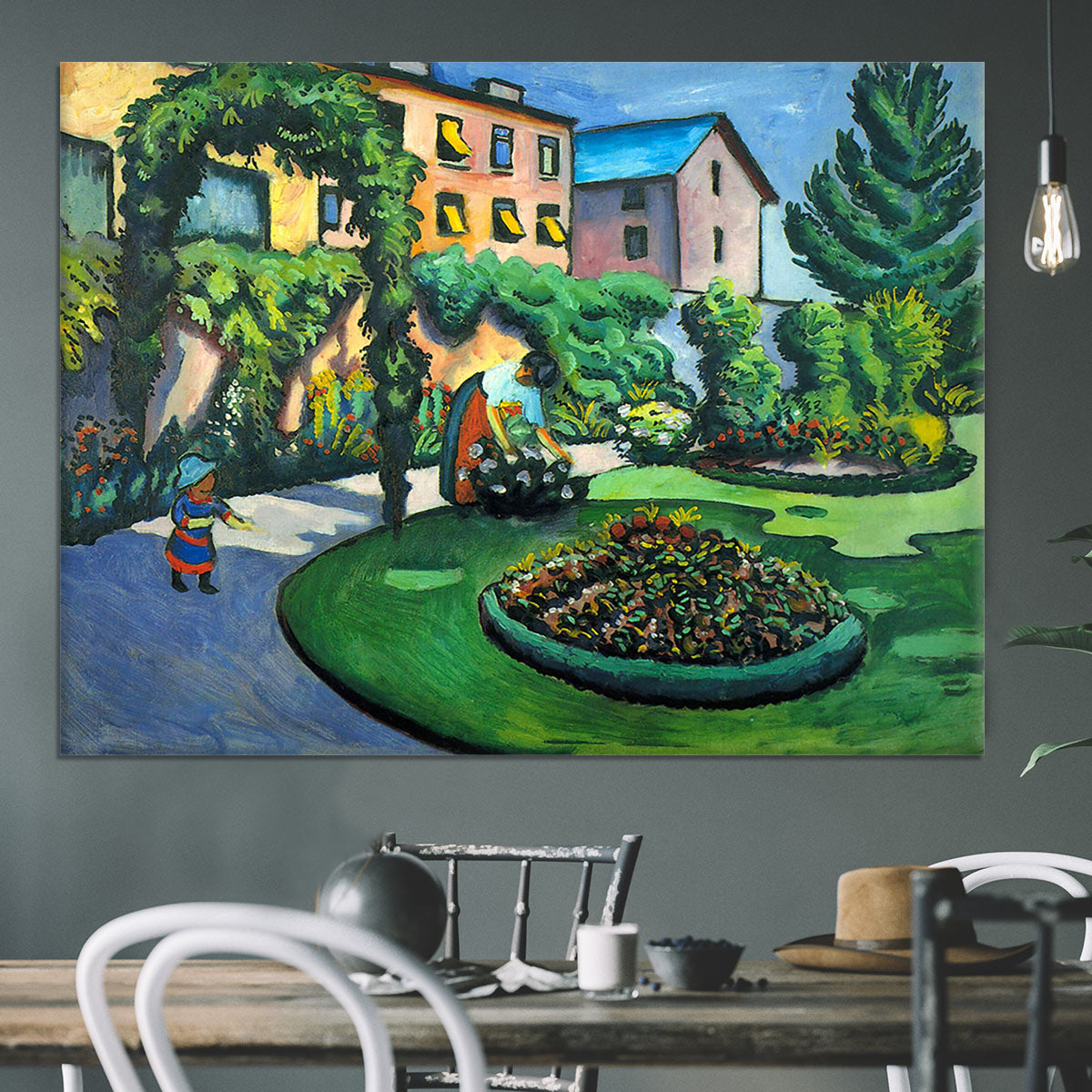 Garden image by Macke Canvas Print or Poster - Canvas Art Rocks - 3