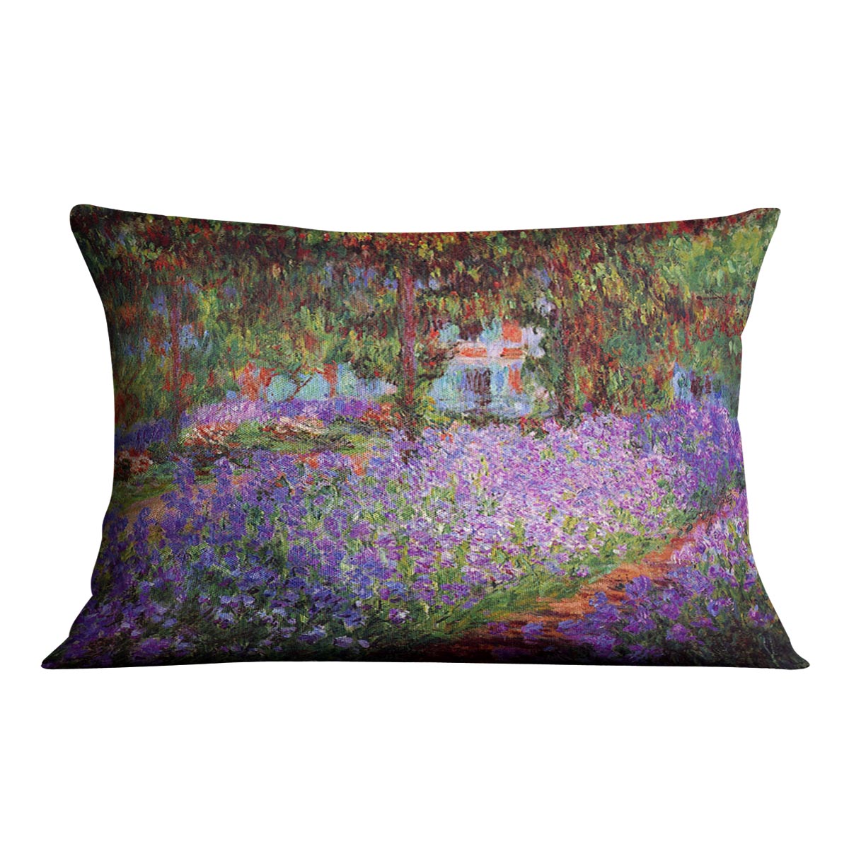 Garden in Giverny by Monet Cushion