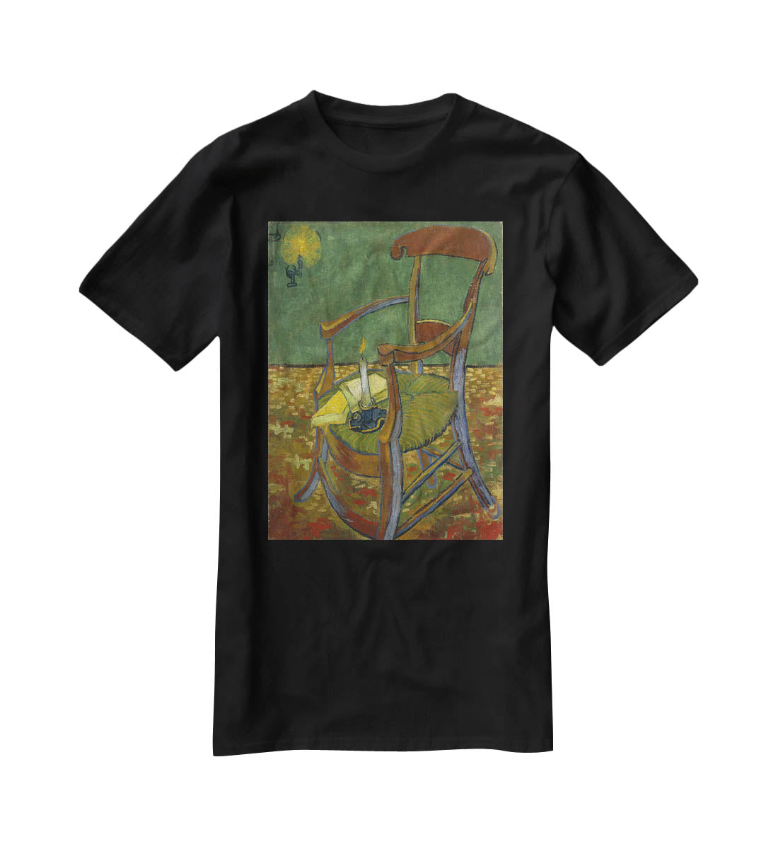 Gauguins chair by Van Gogh T-Shirt - Canvas Art Rocks - 1