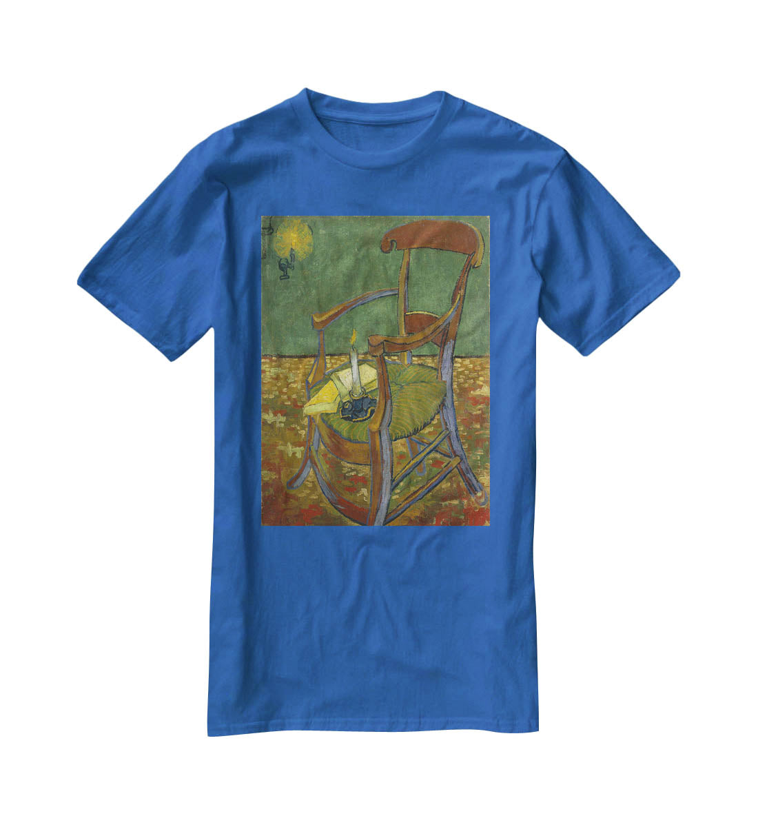 Gauguins chair by Van Gogh T-Shirt - Canvas Art Rocks - 2