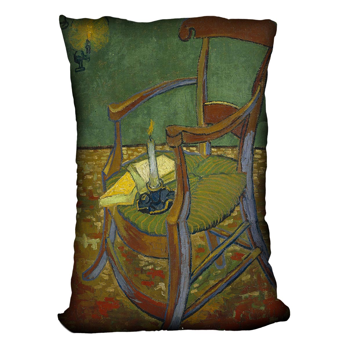 Gauguins chair by Van Gogh Cushion