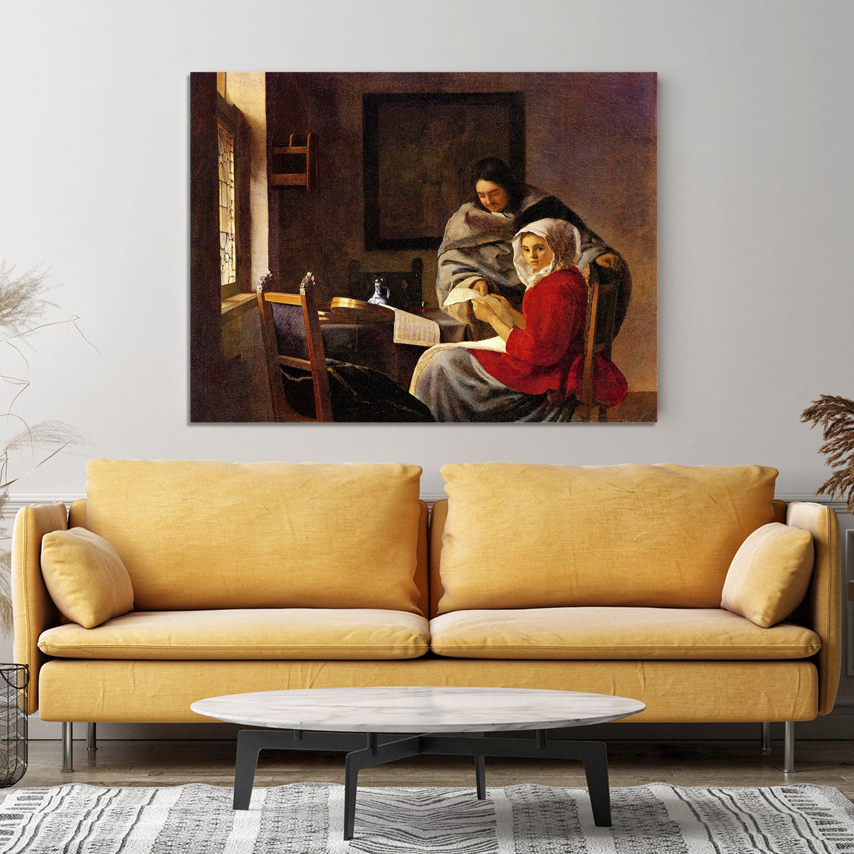 Girl interrupted in her music Canvas Print or Poster - Canvas Art Rocks - 4