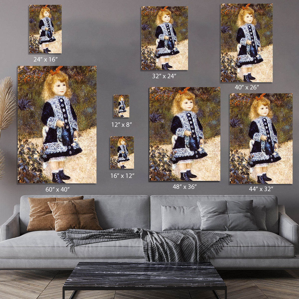 Girl with the Watering Can by Renoir Canvas Print or Poster - Canvas Art Rocks - 7