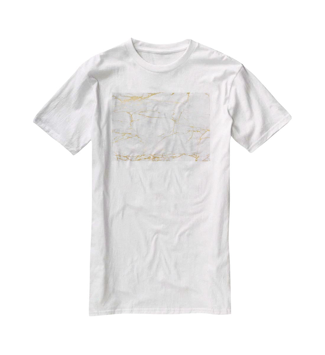 Golden Marble T-Shirt - Canvas Art Rocks - 5