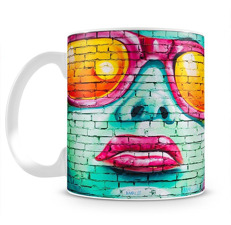 Graffiti Glasses Mug - Canvas Art Rocks - 2