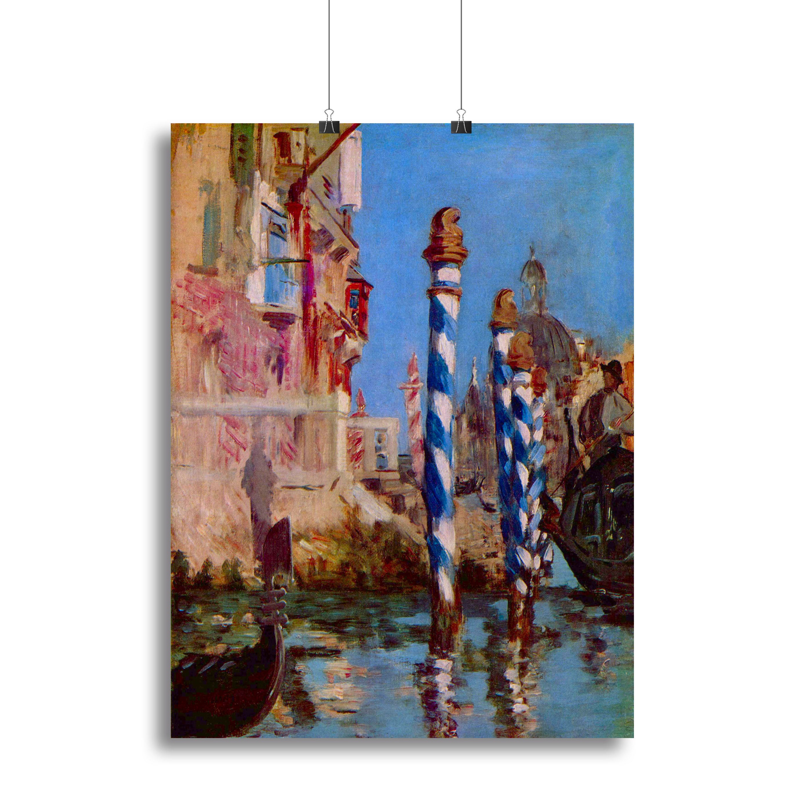 Grand Canal in Venice by Edouard Manet Canvas Print or Poster - Canvas Art Rocks - 2