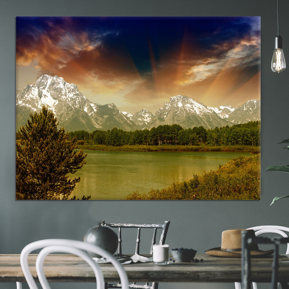 Grand Teton National Park Canvas Print or Poster - Canvas Art Rocks - 3