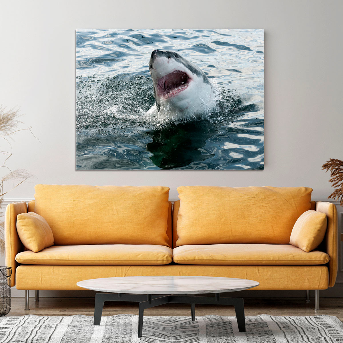 Great white shark Canvas Print or Poster - Canvas Art Rocks - 4