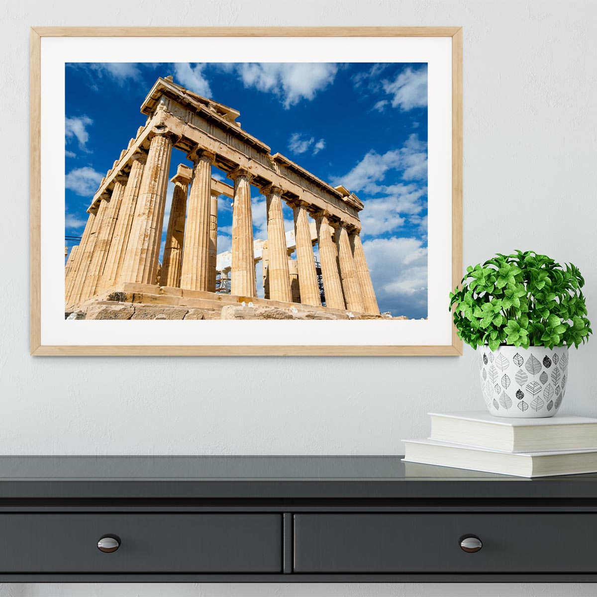 Greek Ruins Framed Print - Canvas Art Rocks - 3