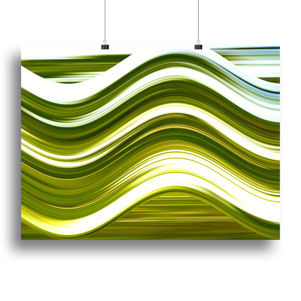 Green Wave Canvas Print or Poster - Canvas Art Rocks - 2