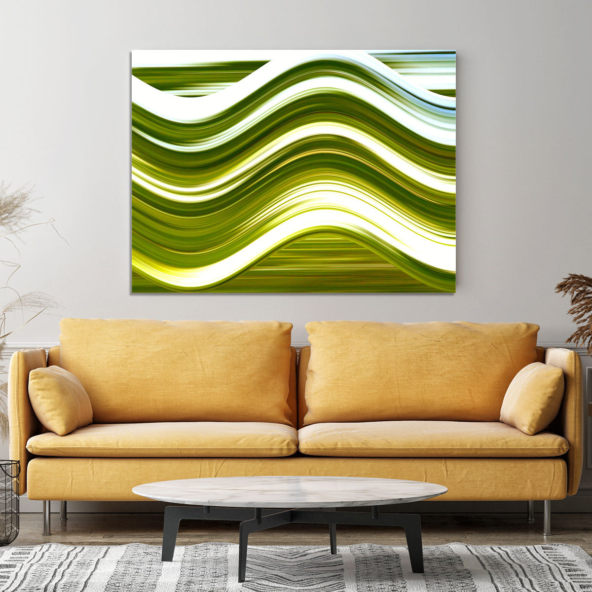 Green Wave Canvas Print or Poster - Canvas Art Rocks - 4