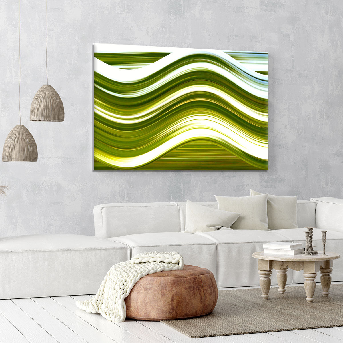 Green Wave Canvas Print or Poster - Canvas Art Rocks - 6
