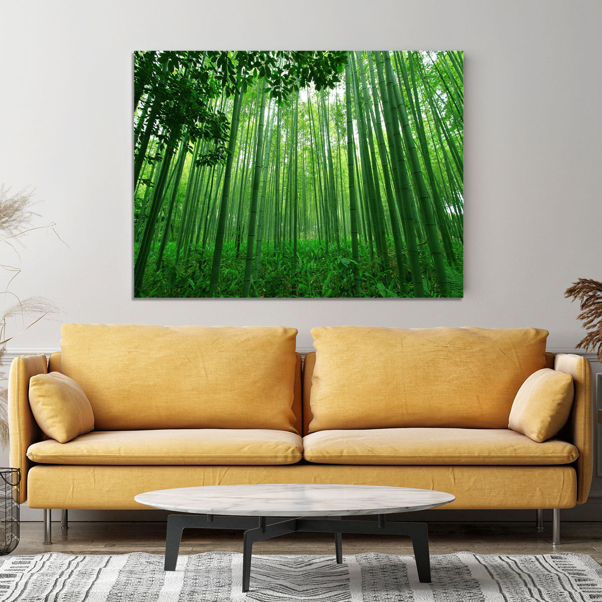 Green bamboo forest Canvas Print or Poster - Canvas Art Rocks - 4