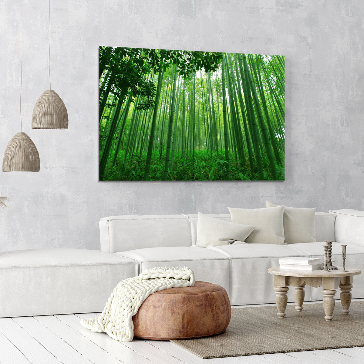 Green bamboo forest Canvas Print or Poster - Canvas Art Rocks - 6
