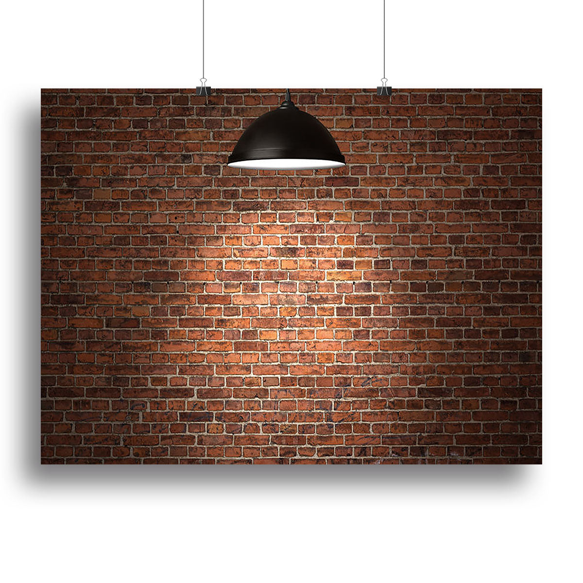 Grunge red brick Canvas Print or Poster - Canvas Art Rocks - 2