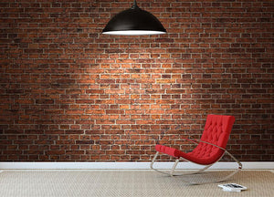 Grunge red brick Wall Mural Wallpaper - Canvas Art Rocks - 2