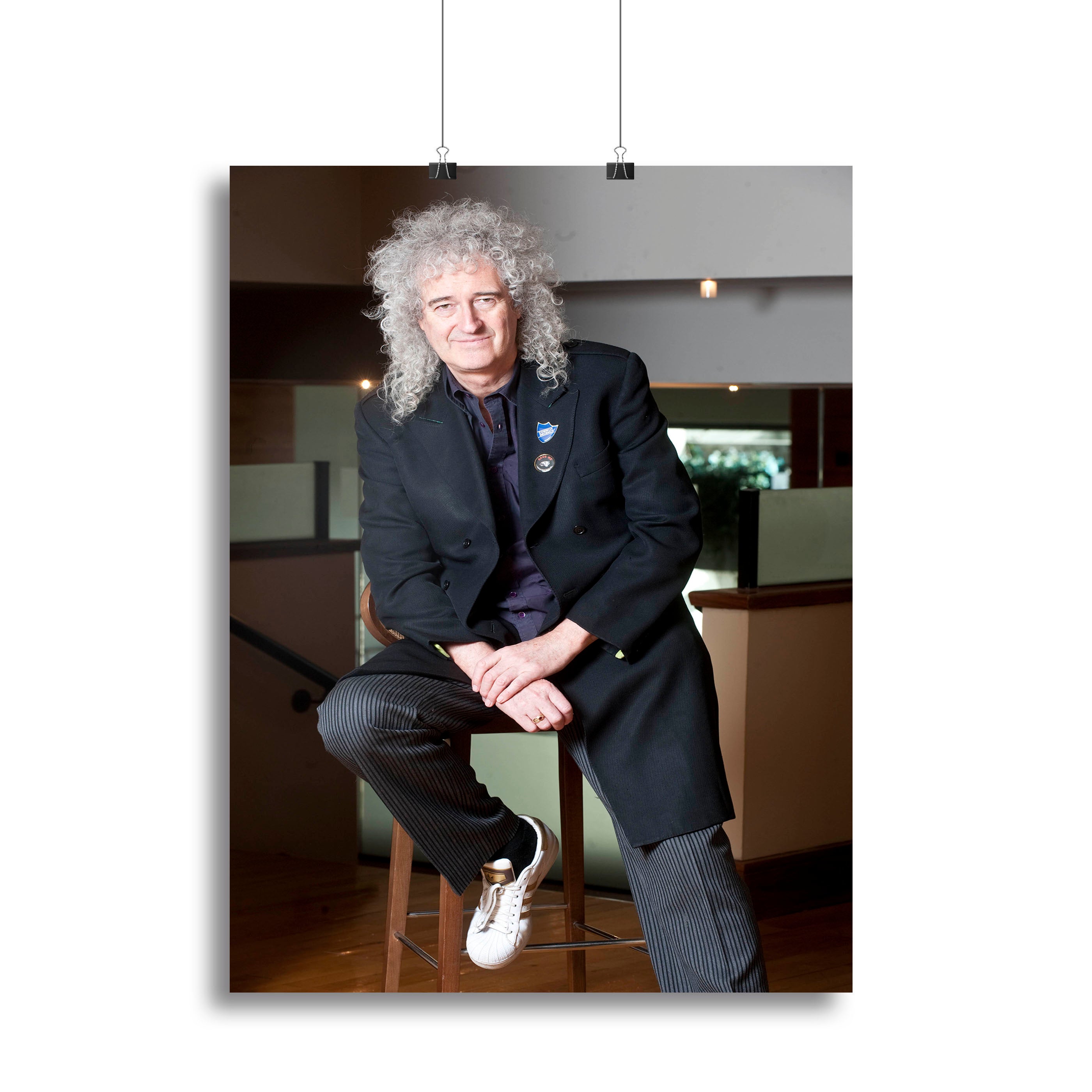 Guitarist Brian May of Queen Canvas Print or Poster - Canvas Art Rocks - 2