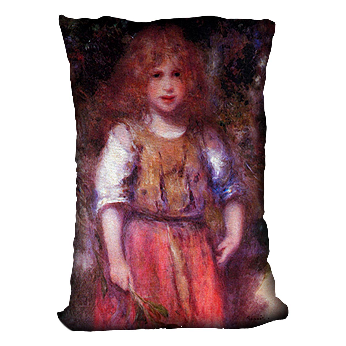 Gypsy girl by Renoir Cushion