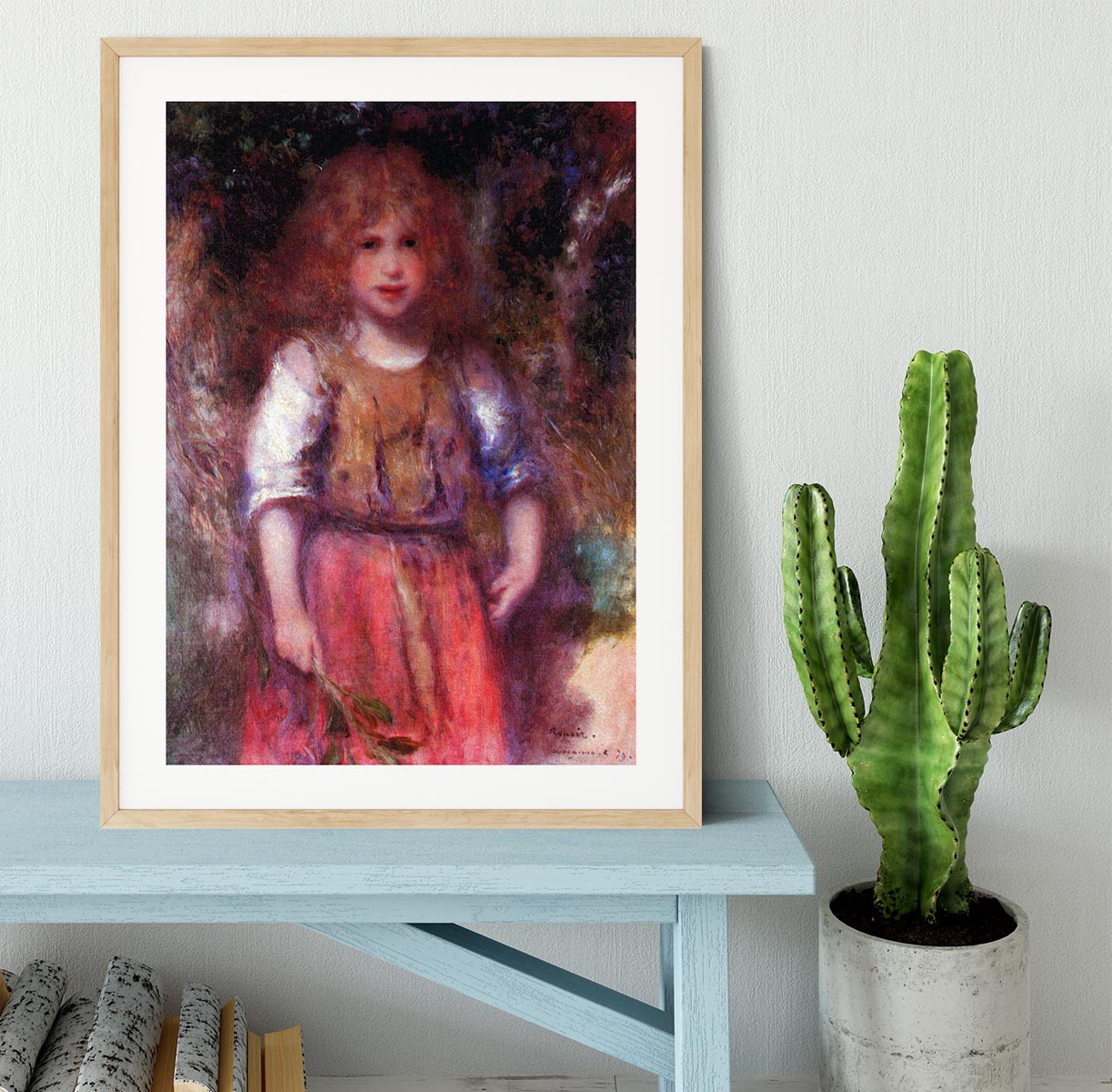 Gypsy girl by Renoir Framed Print - Canvas Art Rocks - 3