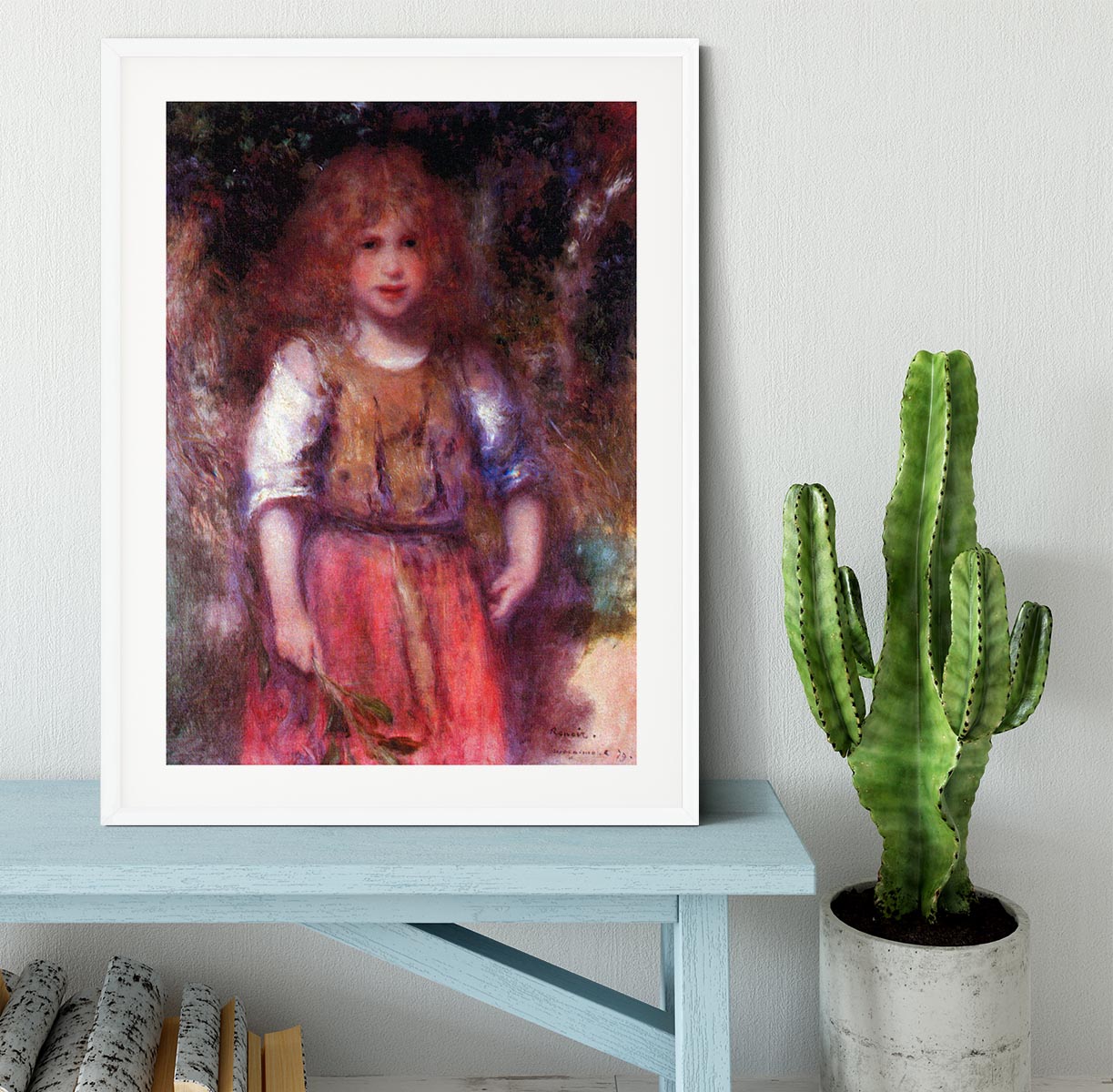 Gypsy girl by Renoir Framed Print - Canvas Art Rocks - 5