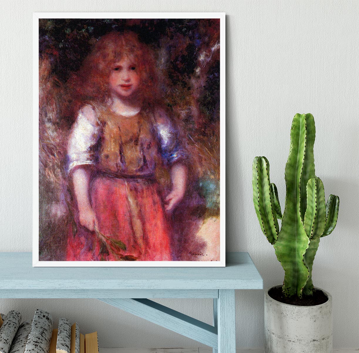 Gypsy girl by Renoir Framed Print - Canvas Art Rocks -6