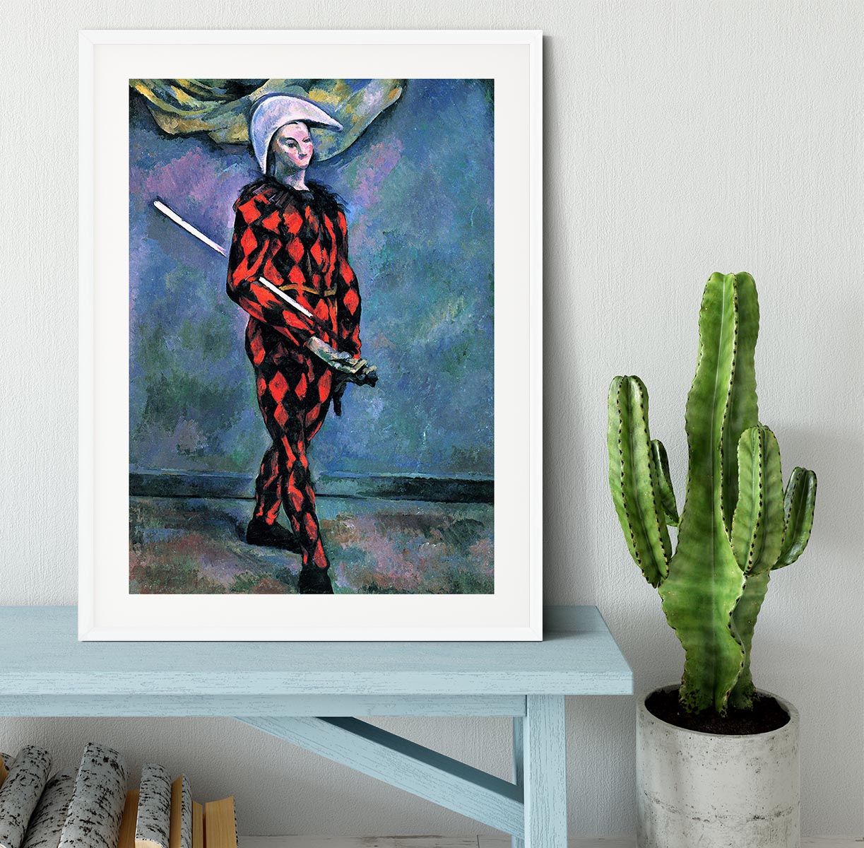 Harlequin by Cezanne Framed Print - Canvas Art Rocks - 5