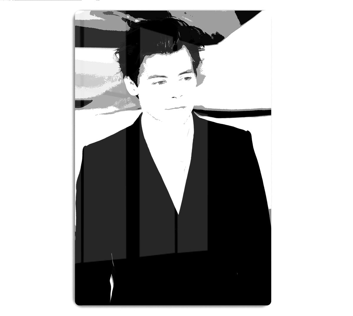 Harry Styles from One Direction Pop Art HD Metal Print