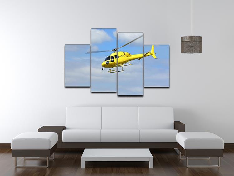Helicopter rescue 4 Split Panel Canvas  - Canvas Art Rocks - 3