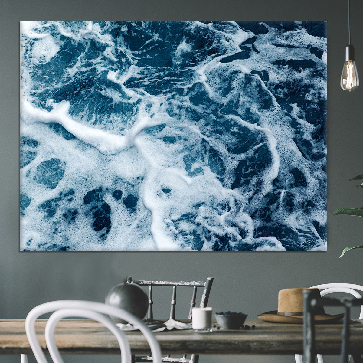 High Angle View Of Rippled Water Canvas Print or Poster - Canvas Art Rocks - 3