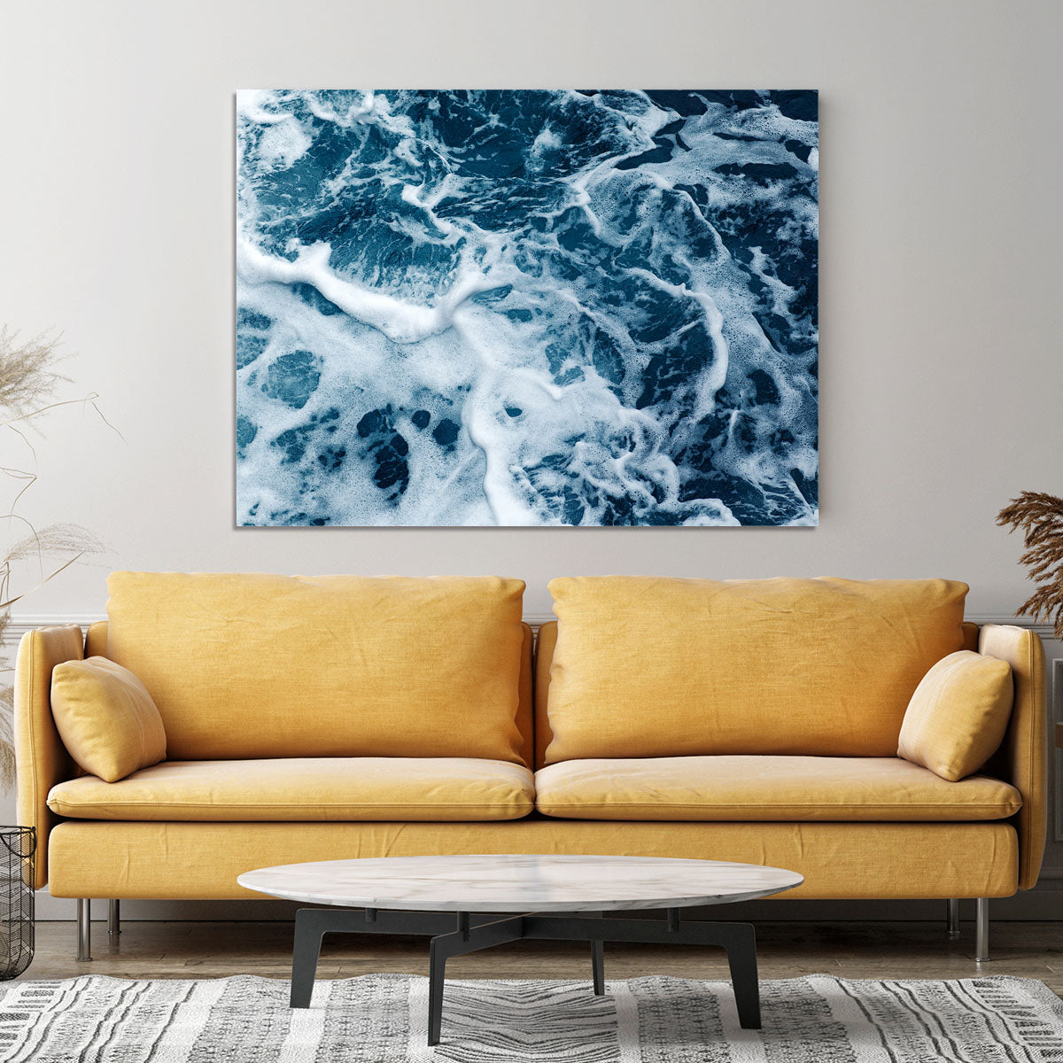 High Angle View Of Rippled Water Canvas Print or Poster - Canvas Art Rocks - 4