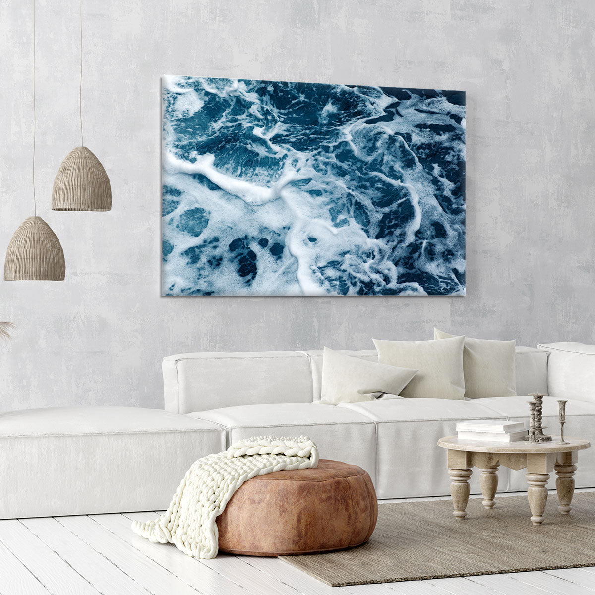 High Angle View Of Rippled Water Canvas Print or Poster - Canvas Art Rocks - 6