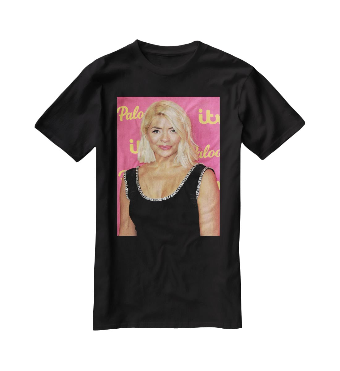 Holly Willoughby T-Shirt - Canvas Art Rocks - 1