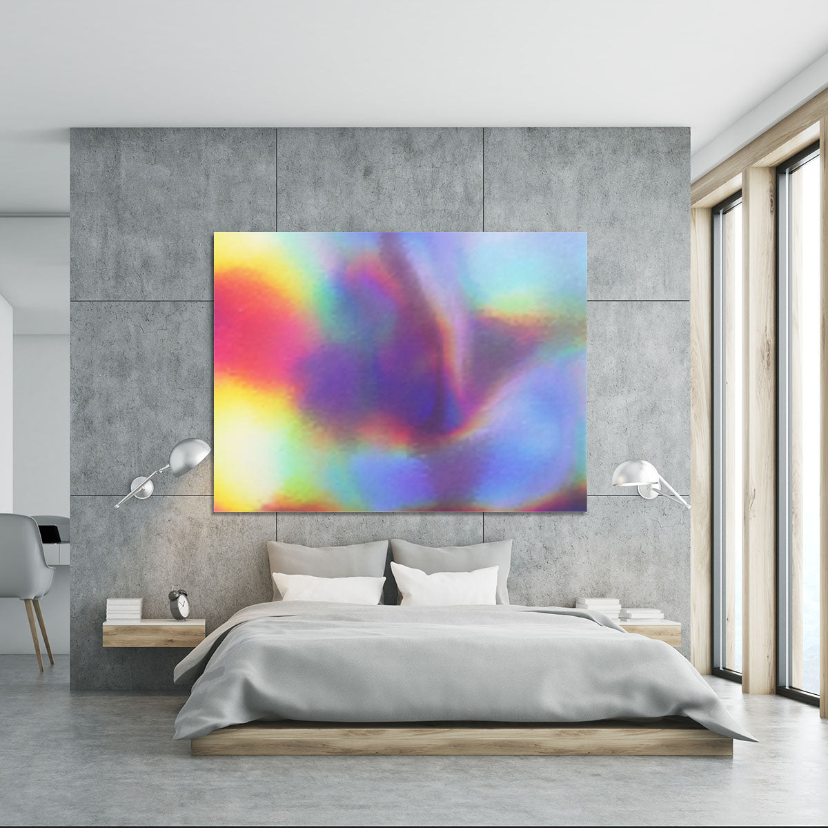 Holographic texture Canvas Print or Poster - Canvas Art Rocks - 5