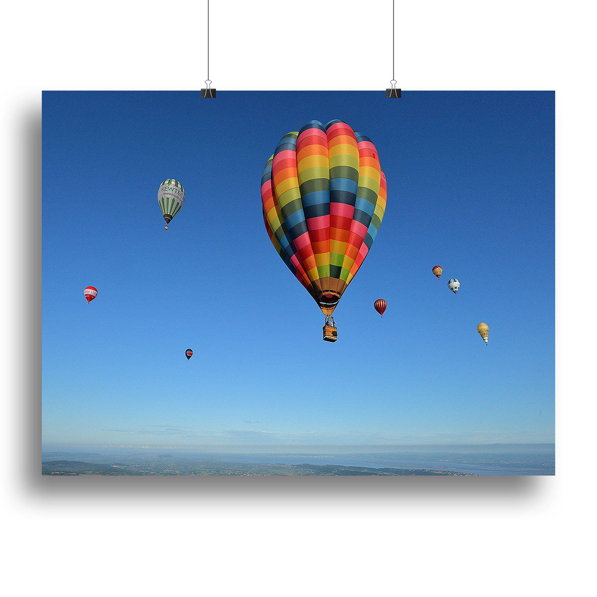 Hot Air Balloons in the sky Canvas Print or Poster - Canvas Art Rocks - 2
