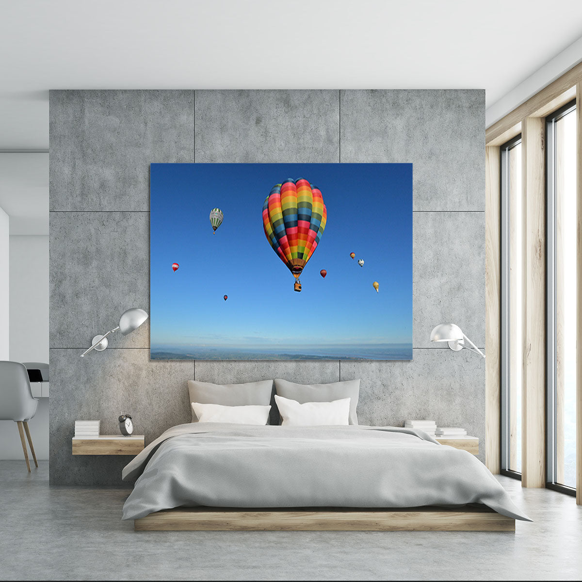 Hot Air Balloons in the sky Canvas Print or Poster - Canvas Art Rocks - 5