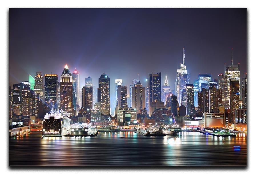 Hudson River with refelctions Canvas Print or Poster  - Canvas Art Rocks - 1