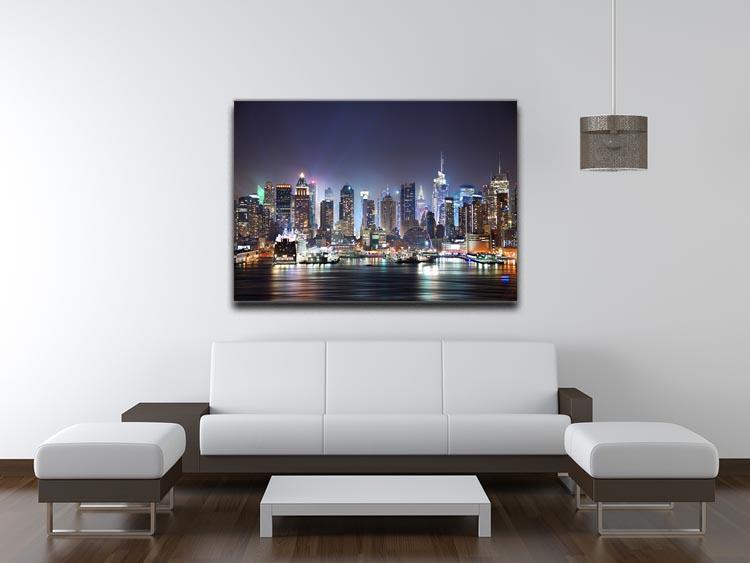 Hudson River with refelctions Canvas Print or Poster - Canvas Art Rocks - 4