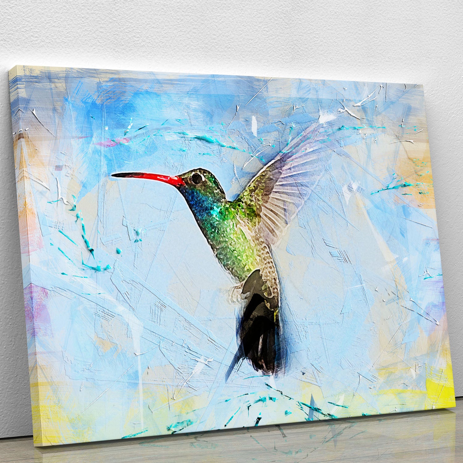 Humming Bird Painting Canvas Print or Poster - Canvas Art Rocks - 1